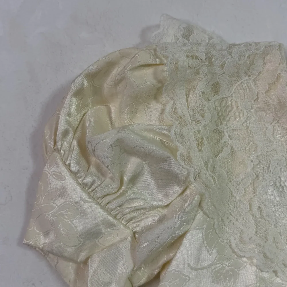 Gunne Sax Floral Damask Lace Portrait Collar Formal Dress Size 5‎